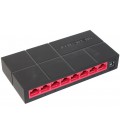 Комутатор Mercury SG108M 8 портів Ethernet 10/100 Мбіт / 1000 Мбіт / сек, BOX Q40