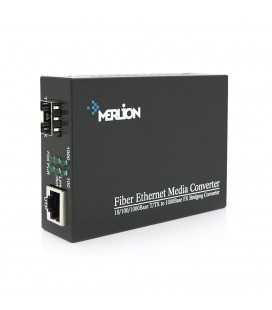 Медіаконвертер  під SFP модуль (IC + 175), 10M / 100M / 1000M, (0 +70 ° C), + блок живлення 5V 1A (євро вилка) Q10