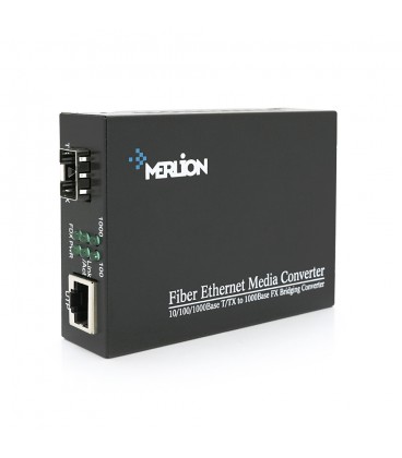 Медіаконвертер  під SFP модуль (IC + 175), 10M / 100M / 1000M, (0 +70 ° C), + блок живлення 5V 1A (євро вилка) Q10