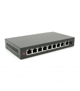 8мі портовий PoE Full Gigabit комутатор ONV-POE33108PFG, 8xPoe1000Мбіт + 1х1000 Мбіт + 1xSFP 1000Мбіт, до 250м, IEEE802.3af/at, 