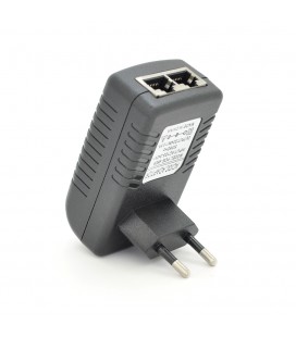 POE інжектор 48V 0,5A (24Вт) з портами Ethernet 10/100Мбіт / с