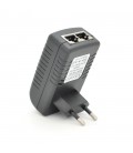 POE інжектор 48V 0,5A (24Вт) з портами Ethernet 10/100Мбіт / с
