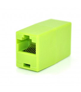 З'єднувач RJ45 8P8C мама/мама RJ45 для з'єднання кабелю, зелений, Q100