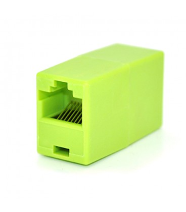 З'єднувач RJ45 8P8C мама/мама RJ45 для з'єднання кабелю, зелений, Q100