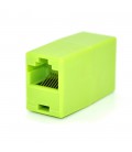З'єднувач RJ45 8P8C мама/мама RJ45 для з'єднання кабелю, зелений, Q100