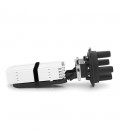 Муфта оптична Merlion ML-OP-F102H-96C, герметична, 4 введення, до 4-х касет, до 96 зварок, матеріал PP