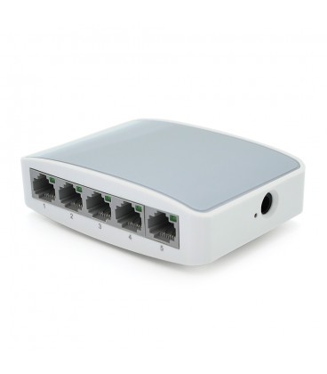 Комутатор Gigabit Ethernet ONV-H3005S в пластиковому корпусі, 5*1000Мб портів, 5В 1Ач, 100х70х28