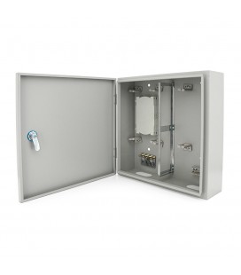 Распределительный шкаф Merlion ML-OP-S239-SC 48-канальный, SC Simplex adapter, материал Cold Steel (400*400*120мм)