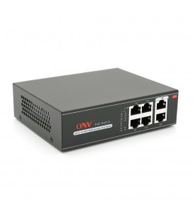 4х портовый PoE Full Gigabit коммутатор ONV-H3064P, 4xPoe1000Мбит + 2х1000 Мбит, IEEE802.3af/at , общая мощность 65 Вт