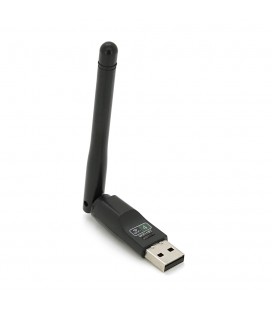 Беспроводной сетевой адаптер с антенной 10см Wi-Fi-USB LV/CL-UW07D - 8723DU, 802.11bgn, 150MB, 2.4 GHz, WIN7/XP/Vista/2K/MAC/LIN