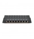 8-портовий POE-інжектор живлення, з 8xRJ45 портами Ethernet 10/100Мбіт / с, IEEE802.3af / at, 12-57V, PIN45 + / 78-