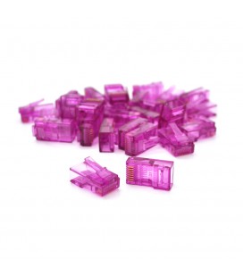 Конектор Ritar RJ-45 8P8C UTP Cat-5 (100 шт / уп.) Q100 Violet