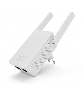 Підсилювач WiFi сигналу з 2-ма вбудованими антенами LV-WR02ES, живлення 220V, 300Mbps, IEEE 802.11b / g / n, 2.4-2.4835GHz, BOX