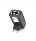 POE інжектор RITAR RT-PIN-24 / 12EU, 24V 0,5A (12Вт) з портами Ethernet 10/100 Мбіт / с, EU PLUG