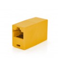 З'єднувач RJ45 8P8C мама/мама RJ45 для з'єднання кабелю, помаранчевий, Q100