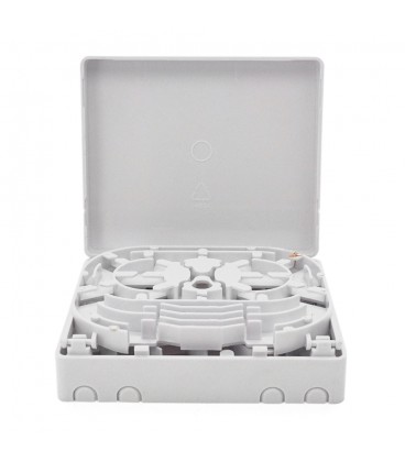 Оптоволоконна з'єднувальна коробка Merlion ML-OP-F226, SC/LC/FC, 4 волокна, матеріал ABS