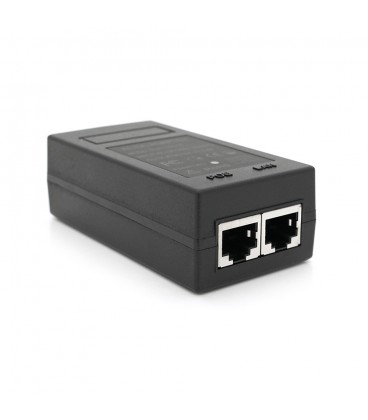 POE інжектор 15V 0.8A (12Вт) з портами Ethernet 10/100Мбіт/с, без кабелю живлення