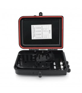 Муфта оптична Merlion ML-OP-F210-SC, IP65, герметична, for 16 SC simplex adaptor, матеріал ABS