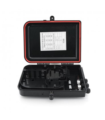 Муфта оптична Merlion ML-OP-F210-SC, IP65, герметична, for 16 SC simplex adaptor, матеріал ABS