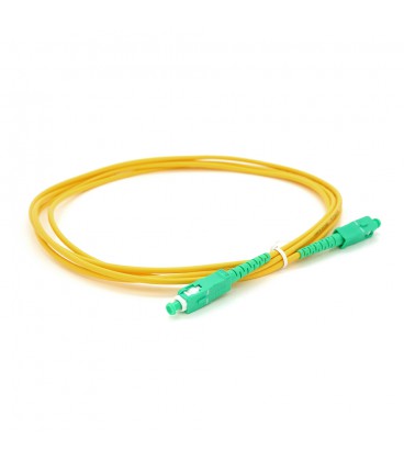 Патчкорд оптичний SC/APC-SC/APC 3.0mm 2 м, оболонка LSZH, ціна за 1 шт