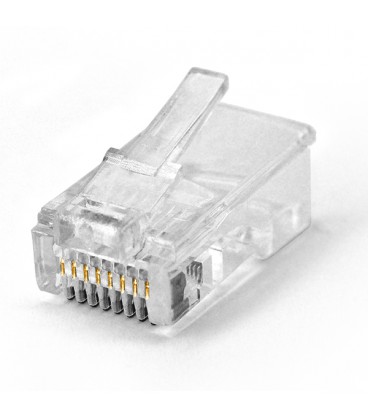 Конектор RITAR PREMIUM RJ-45 8P8C Cat-5 (100 шт / уп.) Q100 (позолочені контакти)