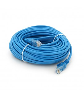 Патч-корд литий RITAR, CCA, UTP, RJ45, Cat.5e, 20m, синій
