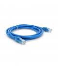 Патч-корд литий RITAR, UTP, RJ45, Cat.5e, 2m, синій, Cu (мідь)
