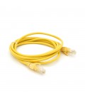 Патч-корд литий RITAR, UTP, RJ45, Cat.5e, 2m, жовтий, Cu (мідь) Q300