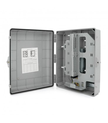 PON - box Merlion ML-OP-S233-SC 48-канальний, SC Simplex adapter, матеріал ABS, IP65