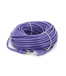 Патч-корд литий RITAR, UTP, RJ45, Cat.5e, 25m, фіолетовий, Cu (мідь)
