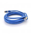 Патч-корд литий Ritar, FTP, RJ45, Cat.6, 30,0m, синій