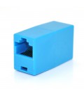 З'єднувач RJ45 8P8C мама/мама RJ45 для з'єднання кабелю, блакитний, Q100