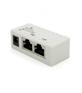 POE інжектор IEEE 802.3af PoE з портом Ethernet 10/100 Мбіт/с, White