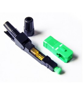 Конектор SC/APC-D швидкого монтажу, для плоского кабелю на клямці, ціна за 1 шт, Q100