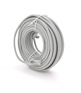 Патч-корд литой VEGGIEG, CCA, UTP, RJ45, Cat.5e, 50m, серый