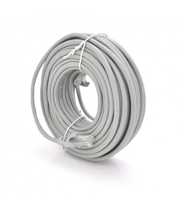 Патч-корд литой VEGGIEG, CCA, UTP, RJ45, Cat.5e, 50m, серый