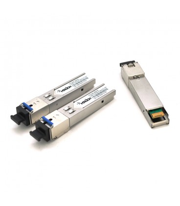 SFP модуль Merlion 1.25G 20km WDM SC поддержка DDM TX1310/RX1550