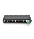 8-портовий POE-інжектор живлення, з 8xRJ45 портами Ethernet 10 / 100Мбит / с, IEEE802.3af / at, 12-48V, PIN45+/78-