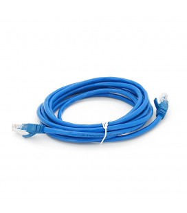 Патч-корд литий RITAR, UTP, RJ45, Cat.6, 3m, синій, Cu (мідь) Q150