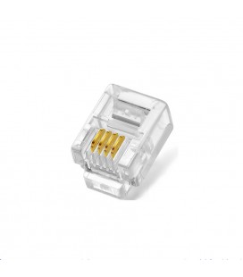 Конектор RITAR RJ-12 6P4C UTP Cat-3 (100 шт / уп.) Q200