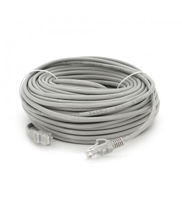 Патч-корд литий RITAR, CCA, UTP, RJ45, Cat.5e, 25m, сірий Q50