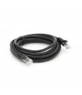 Патч-корд литий RITAR, UTP, RJ45, Cat.6, 2m, чорний, Cu (мідь)
