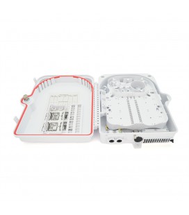 Муфта оптична Merlion ML-OP-F212-PLC, for 2pcs 1*8plc, SC adaptor, матеріал ABS