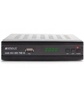 Ресивер (тюнер) IPTV DVB-T2 SIMAX Metal Blue/Silver KL1801