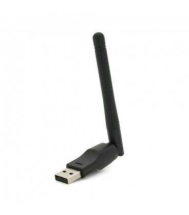USB Wi-Fi антена для Т2, 150Mbps, 2.4 GHz, Black, Blister