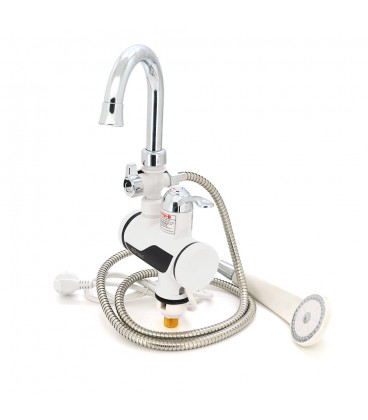 Проточний Водонагрівач SHOWER + Душ, потужність 3 кВт, білий, Box