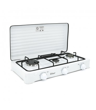 Газова плита Zilan ZLN0032, 3 комфорки, White