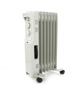 Радіатор масляний ERGO 221507, 7 ребер, 3 рівні потужності 600/900/1500Вт