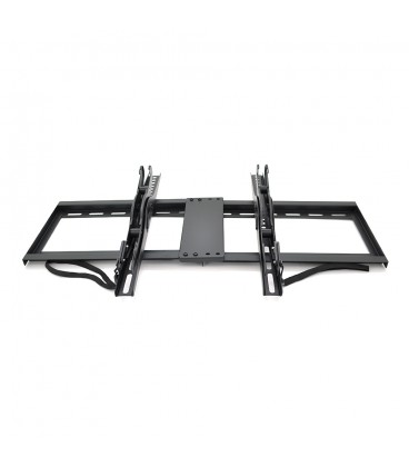 Кронштейн для TV MERLION ML-BR4565A, SPCC, 32"-40"-65", до 45кг, VESA 600х400mm, кут нахилу ±15°, 65mm до стіни Q6