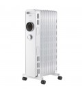 Радіатор масляний KUMTEL KUM-1225S, 2000 Вт (3 режими: 800/1200/2000 Вт), 9 ребер, 20 м², 640×480×250мм, White, Box